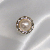 Dalmazio Design Rhinestone Accent Pearl Large